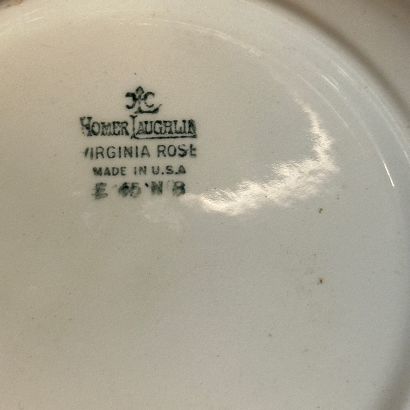 Homer Laughlin Virginia Rose bowls (2) see pics E45 N8 E44 N8 - Picture 5 of 9
